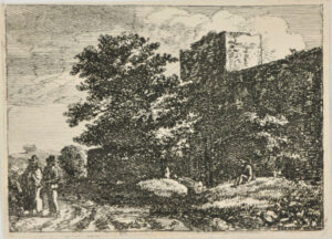 Plate from “Sammlung Radirter Blaetter von Nathe” (Leizpig: Rostische Kunsthandlung, 1808)