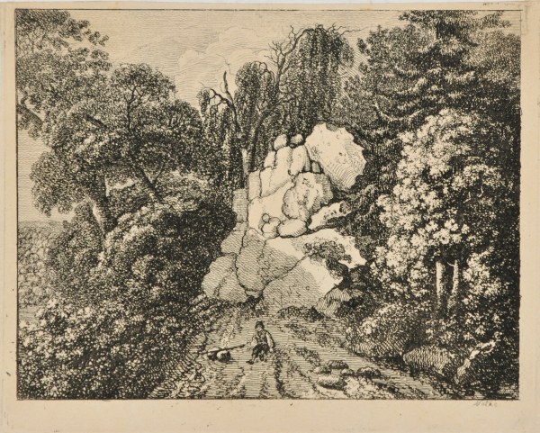 Plate from “Sammlung Radirter Blaetter von Nathe” (Leizpig: Rostische Kunsthandlung, 1808)