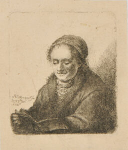 Old Woman Reading