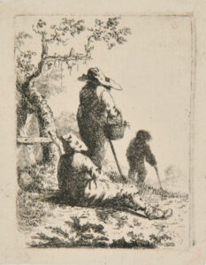 Landscape with Three Beggars