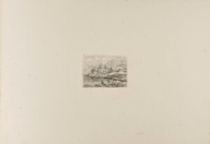 Landscape with Sailboat and Man Fishing