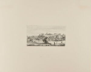 Landscape with Haymakers, with an Italian Hill Town in the Distance