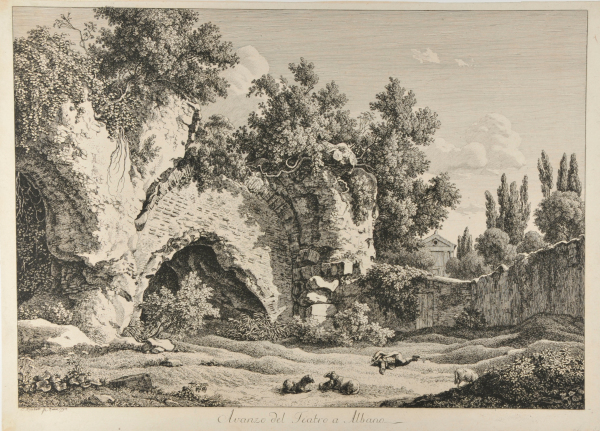 REMAINS OF THE THEATRE AT ALBANO