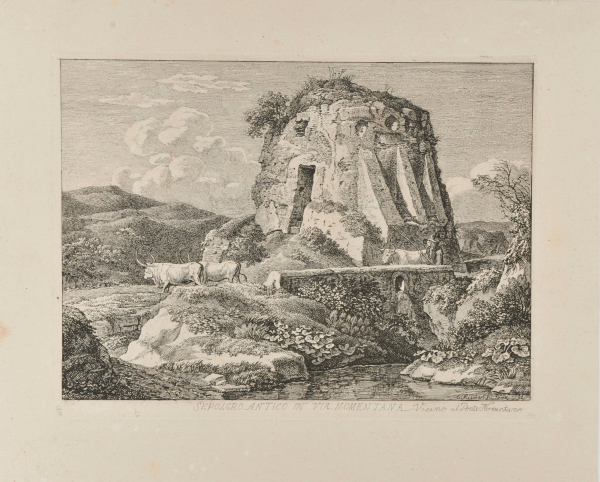 Ancient Tomb in the Via Nomentana, near the Nomentano Bridge