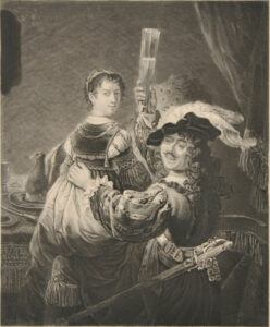 Rembrandt and Saskia at Breakfast