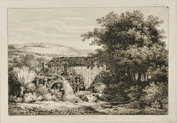 LANDSCAPE WITH WATERMILL