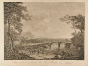 Vue des Environs de Solothurn en Suisse