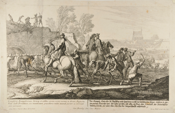 A Fort Being Built to Protect Augsburg