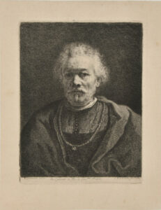 Portrait of an Elderly Man Wearing a Chain
