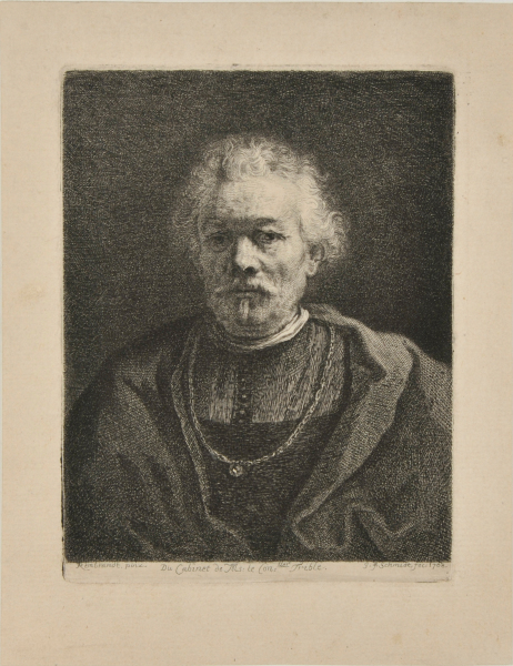 PORTRAIT OF AN ELDERLY MAN WEARING A CHAIN