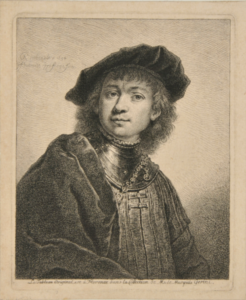 PORTRAIT OF A YOUNG MAN, SUPPOSEDLY REMBRANDT