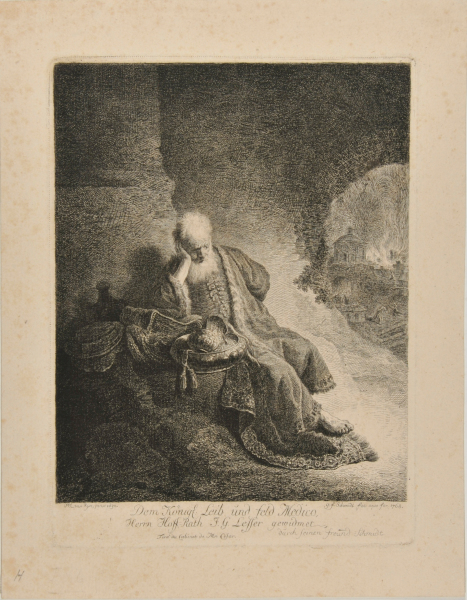 JEREMIAH LAMENTING THE DESTRUCTION OF JERUSALEM
