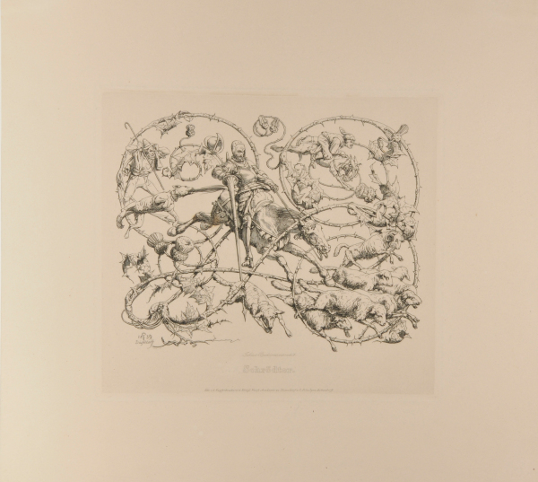 DON QUIXOTE AND THE FLOCK OF SHEEP