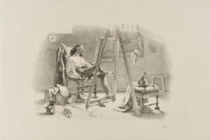 The Painter Asleep at His Easel