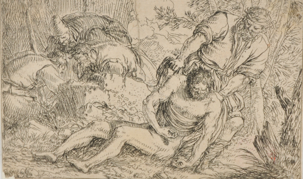 Landscape with Five Figures