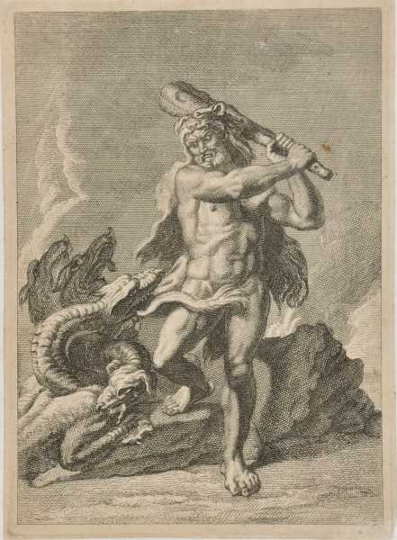 HERCULES KILLING THE LERNEAN HYDRA