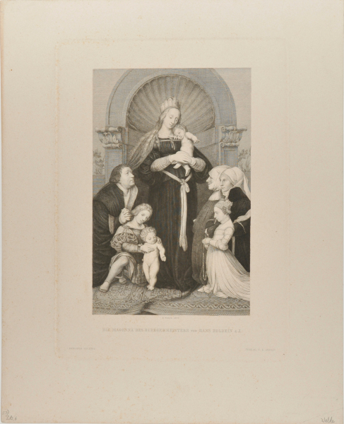 Die madonna des buergermeisters von Hans Holbein
