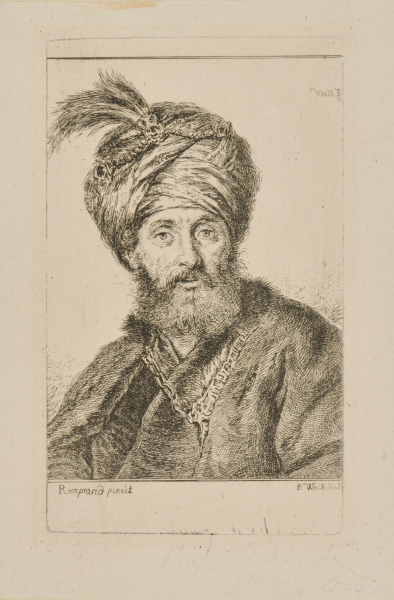 Bearded Man Wearing a Turban