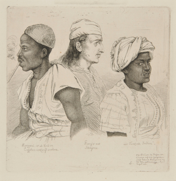 Three Oriental Figures in Half-Length - Image 2