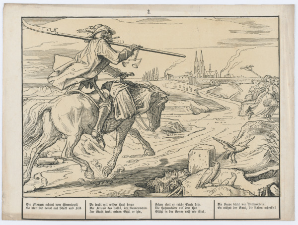 Death on Horseback Approaching a Town - Image 3