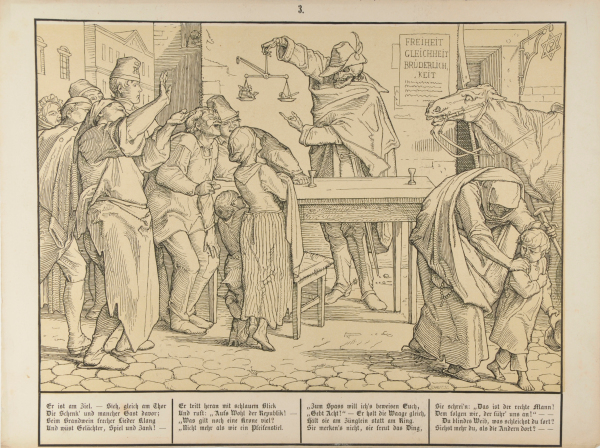 Death Holding Scales Addressing a Crowd - Image 2