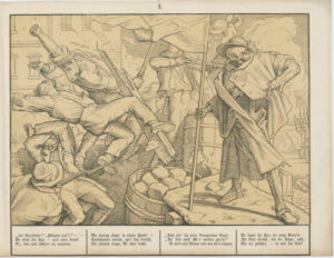 Death Standing on a Barricade