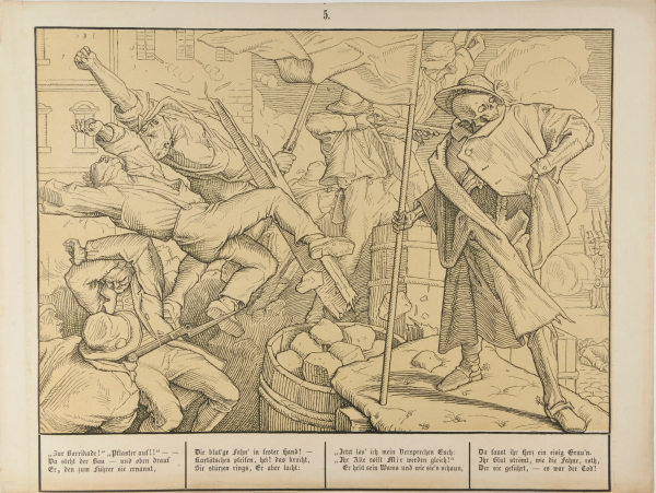 Death Standing on a Barricade - Image 2