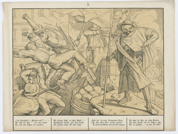 Death Standing on a Barricade - Image 3