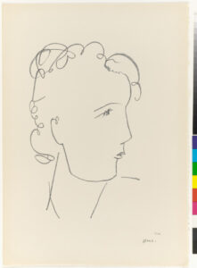 Young Female Student, Study for “Echos”