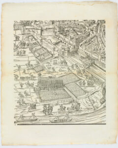 Plate from the series “Siege of Frankfurt”