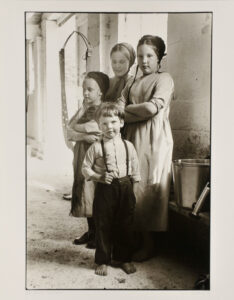 The Miller Children at Their Dairy Farm, Pheasant Valley, Garrett County.
