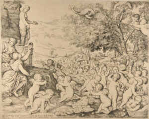 Cupids Gathered about a Statue of Venus