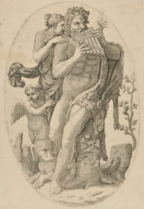 Fawn, Nymph and Cupid