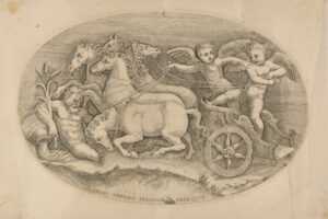 Two Cupids in a Chariot Drawn by Five Horses