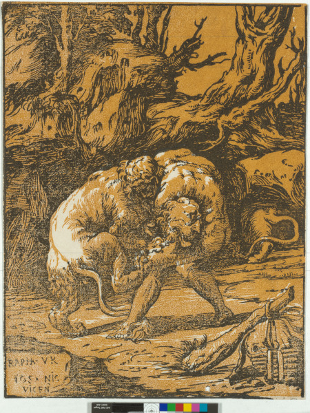 Hercules Strangling the Nemean Lion - Image 1