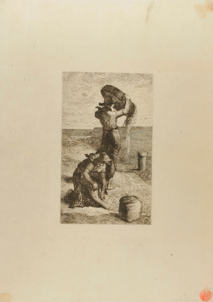 Women of Cancale Winnowing