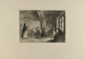 Sitting Room for Old People at the Salpétrière, Paris