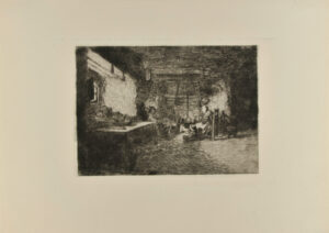 The Rustic Fireplace