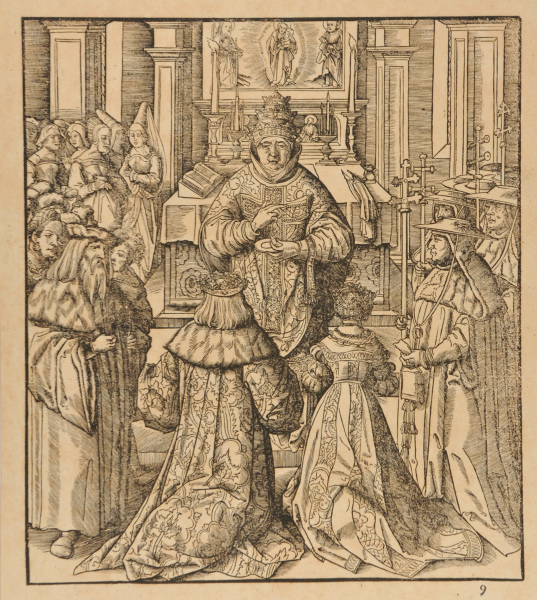 THE EMPEROR MAXIMILIAN PARTAKING OF THE HOLY SACRAMENT