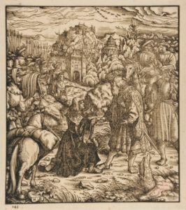 The Emperor Maximilian Meeting Another King Before the Walls of a Town