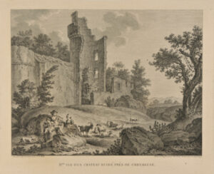 Second View of a Castle in Ruins near Chevreuse