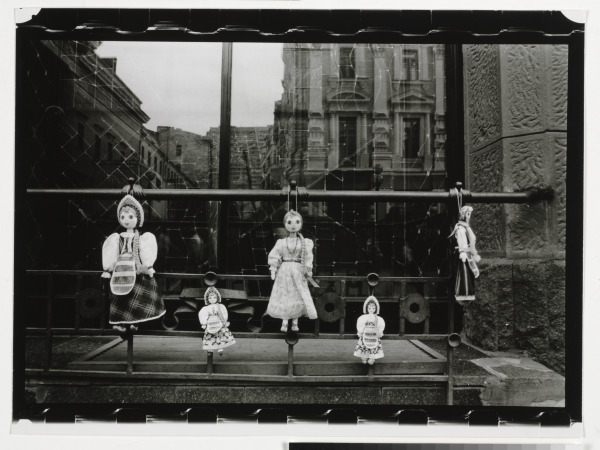 Dolls Hanging on Fence