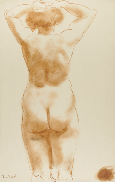 Standing Female Nude, Back View - Image 3