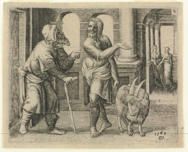 SAMSON VISITS HIS WIFE WITH A GOAT