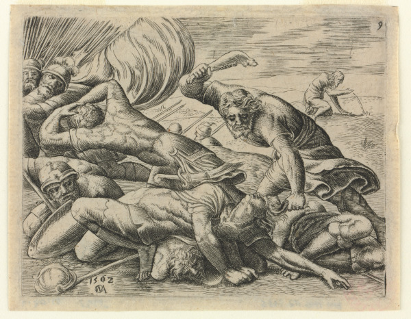 SAMSON SLAYING THE PHILISTINES WITH A JAWBONE