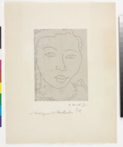 Martiniquaise, Study for “Fleurs du Mal”