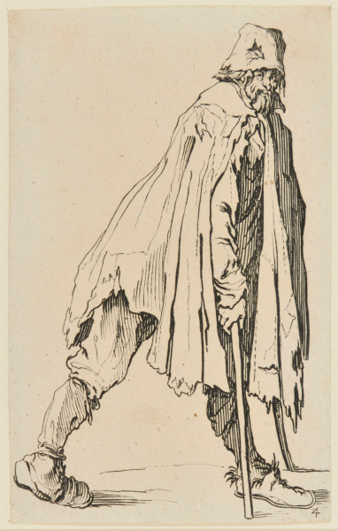 The Beggar on Crutches, Wearing a Cap - Image 2