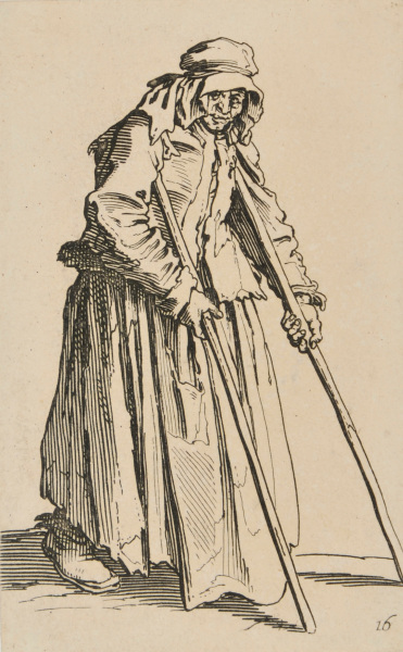 The Beggar Woman on Crutches - Image 2