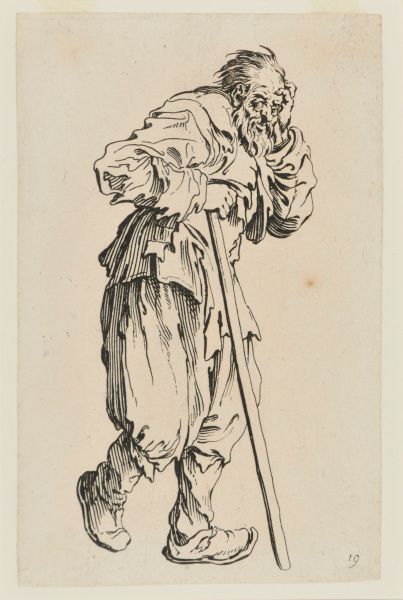The Beggar Leaning on His Stick - Image 2