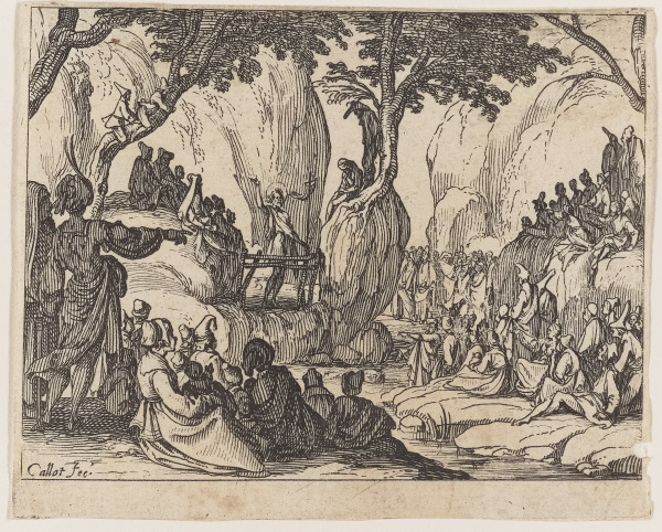 ST. JOHN PREACHING IN THE WILDERNESS